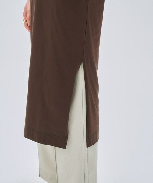 cloenc / クロエンス ロング・マキシ丈ワンピース | 【マシンウォッシュ】ロングカットソーワンピース | 詳細16