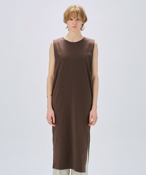 cloenc / クロエンス ロング・マキシ丈ワンピース | 【マシンウォッシュ】ロングカットソーワンピース | 詳細9