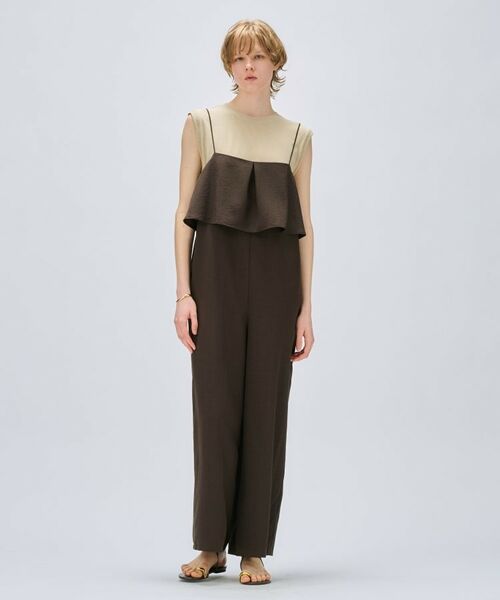 cloenc / クロエンス サロペット・オールインワン | 【セットアップ／手洗い可】ドライタッチタックフリルオールインワン | 詳細12