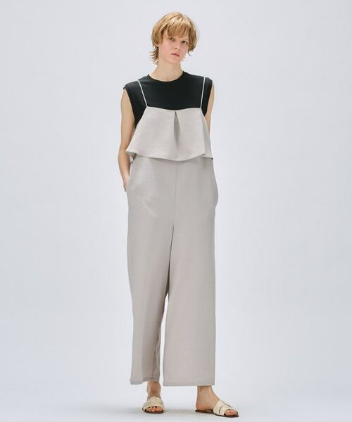 cloenc / クロエンス サロペット・オールインワン | 【セットアップ／手洗い可】ドライタッチタックフリルオールインワン | 詳細2