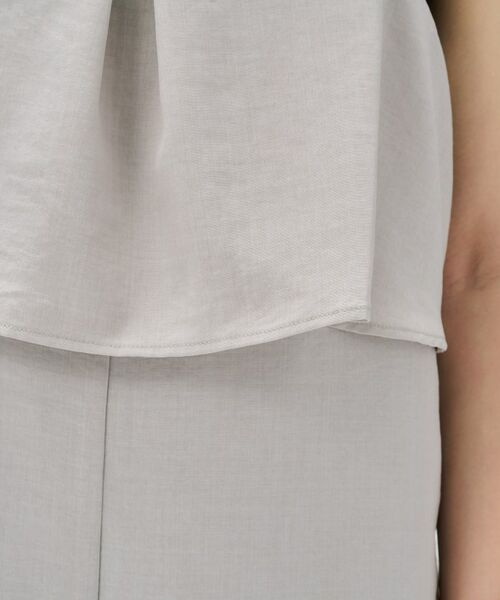 cloenc / クロエンス サロペット・オールインワン | 【セットアップ／手洗い可】ドライタッチタックフリルオールインワン | 詳細9