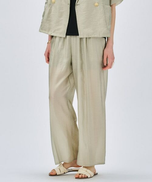 cloenc / クロエンス パンツ | 【セットアップ/手洗い可】シアータックイージーパンツ | 詳細1