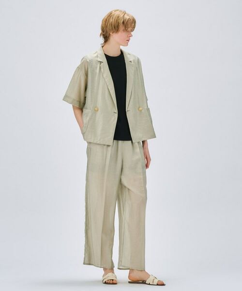 cloenc / クロエンス パンツ | 【セットアップ/手洗い可】シアータックイージーパンツ | 詳細5