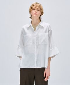 cloenc / クロエンス シャツ・ブラウス | 【手洗い可】リネンブレンドオーバーサイズシャツ