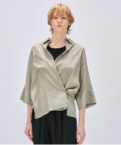 cloenc / クロエンス シャツ・ブラウス | 【手洗い可】リネンブレンドオーバーサイズシャツ