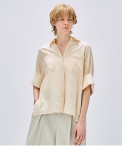 cloenc / クロエンス シャツ・ブラウス | 【手洗い可】リネンブレンドオーバーサイズシャツ