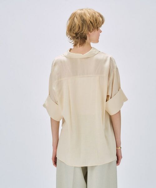 cloenc / クロエンス シャツ・ブラウス | 【手洗い可】リネンブレンドオーバーサイズシャツ | 詳細12