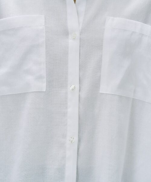 cloenc / クロエンス シャツ・ブラウス | 【手洗い可】リネンブレンドオーバーサイズシャツ | 詳細6