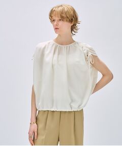 cloenc / クロエンス シャツ・ブラウス | 【手洗い可】ギャザーリボンブラウス