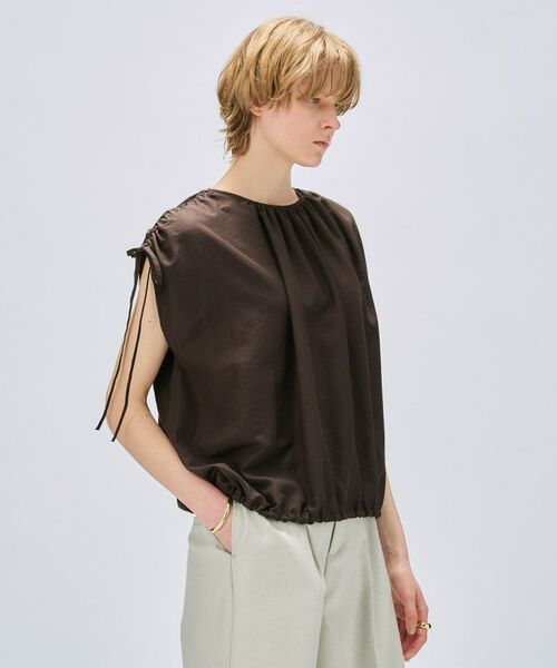 cloenc / クロエンス シャツ・ブラウス | 【手洗い可】ギャザーリボンブラウス | 詳細15