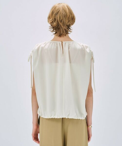 cloenc / クロエンス シャツ・ブラウス | 【手洗い可】ギャザーリボンブラウス | 詳細3
