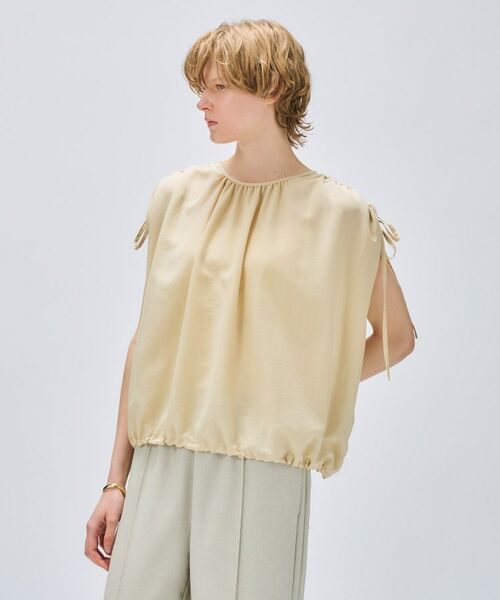 cloenc / クロエンス シャツ・ブラウス | 【手洗い可】ギャザーリボンブラウス | 詳細9
