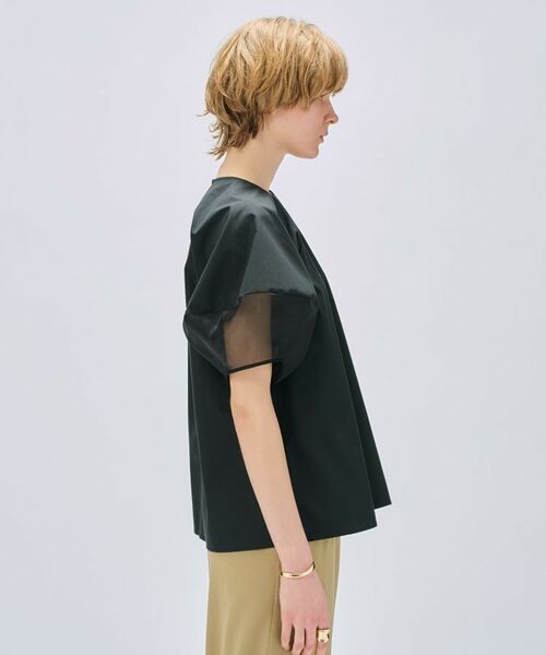 cloenc / クロエンス シャツ・ブラウス | 【手洗い可】シアーパフスリーブブラウス | 詳細15