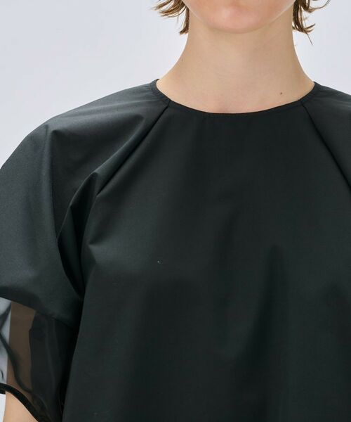 cloenc / クロエンス シャツ・ブラウス | 【手洗い可】シアーパフスリーブブラウス | 詳細18