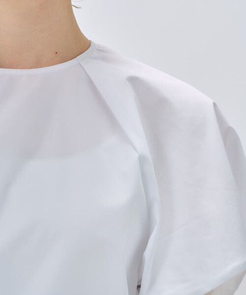 cloenc / クロエンス シャツ・ブラウス | 【手洗い可】シアーパフスリーブブラウス | 詳細5