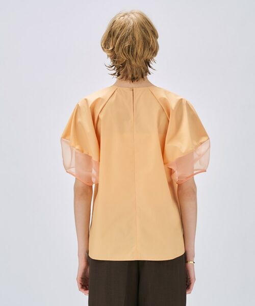 cloenc / クロエンス シャツ・ブラウス | 【手洗い可】シアーパフスリーブブラウス | 詳細8
