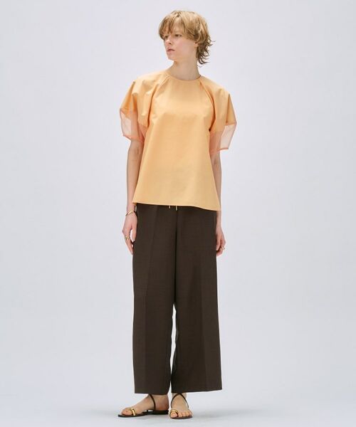 cloenc / クロエンス シャツ・ブラウス | 【手洗い可】シアーパフスリーブブラウス | 詳細9