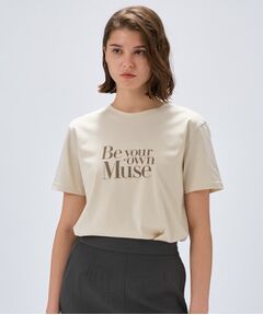 cloenc / クロエンス Tシャツ | 【手洗い可】ロゴプリントTシャツ