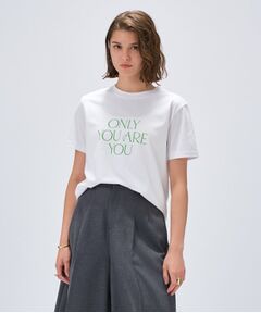 cloenc / クロエンス Tシャツ | 【手洗い可】ロゴプリントTシャツ