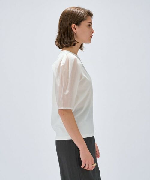cloenc / クロエンス カットソー | 【マシンウォッシュ】シアースリーブTシャツ | 詳細3