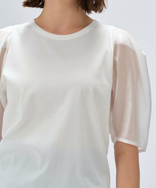 cloenc / クロエンス カットソー | 【マシンウォッシュ】シアースリーブTシャツ | 詳細5