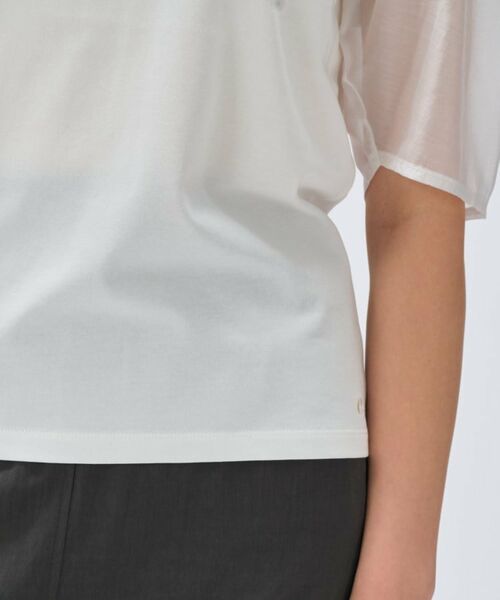 cloenc / クロエンス カットソー | 【マシンウォッシュ】シアースリーブTシャツ | 詳細7