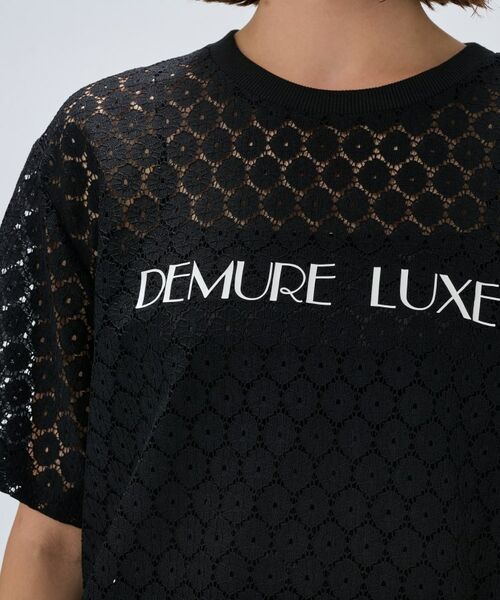 cloenc / クロエンス カットソー | 【手洗い可】レースロゴトップス | 詳細11