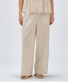 cloenc / クロエンス パンツ | 【セットアップ／手洗い可】ストライプイージーパンツ