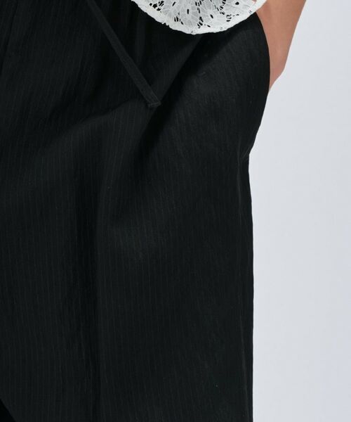 cloenc / クロエンス パンツ | 【セットアップ／手洗い可】ストライプイージーパンツ | 詳細20