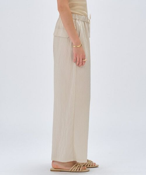 cloenc / クロエンス パンツ | 【セットアップ／手洗い可】ストライプイージーパンツ | 詳細4