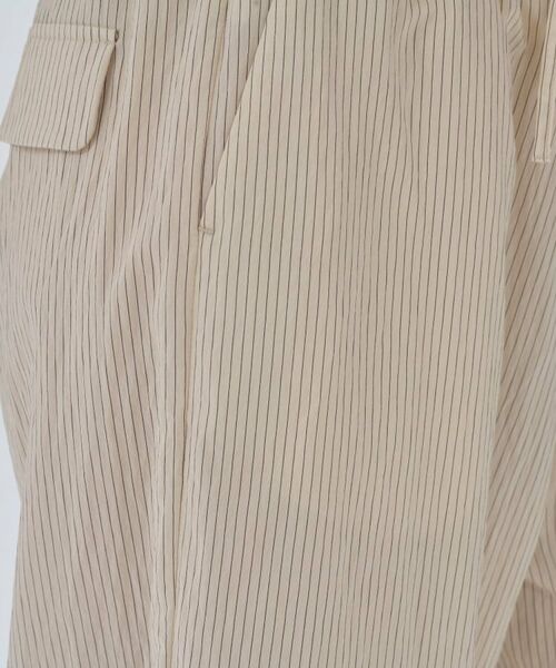 cloenc / クロエンス パンツ | 【セットアップ／手洗い可】ストライプイージーパンツ | 詳細8
