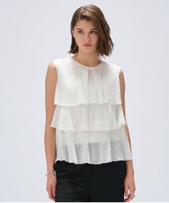 cloenc / クロエンス シャツ・ブラウス | 【手洗い可】ティアードフリルブラウス