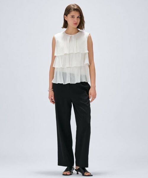 cloenc / クロエンス シャツ・ブラウス | 【手洗い可】ティアードフリルブラウス | 詳細1