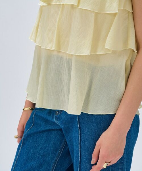 cloenc / クロエンス シャツ・ブラウス | 【手洗い可】ティアードフリルブラウス | 詳細11