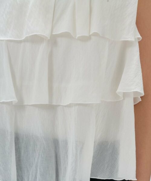 cloenc / クロエンス シャツ・ブラウス | 【手洗い可】ティアードフリルブラウス | 詳細5