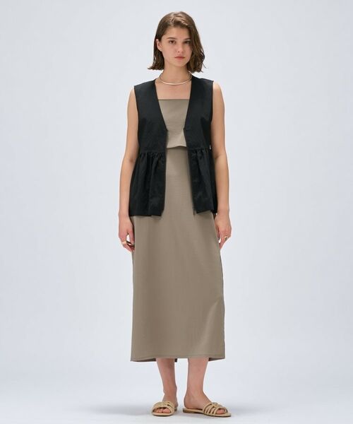 cloenc / クロエンス シャツ・ブラウス | 【セットアップ／手洗い可】ストライプペプラムZIPジレ | 詳細15