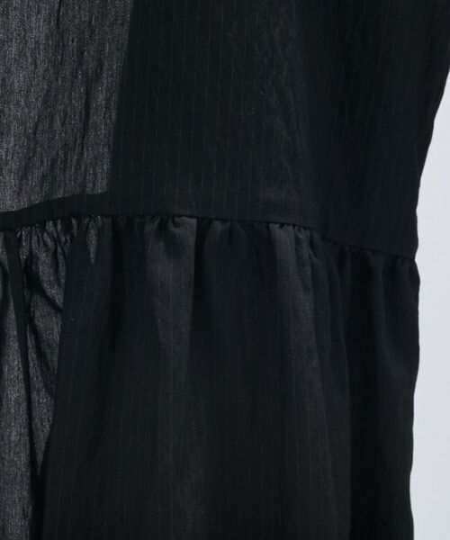 cloenc / クロエンス シャツ・ブラウス | 【セットアップ／手洗い可】ストライプペプラムZIPジレ | 詳細19