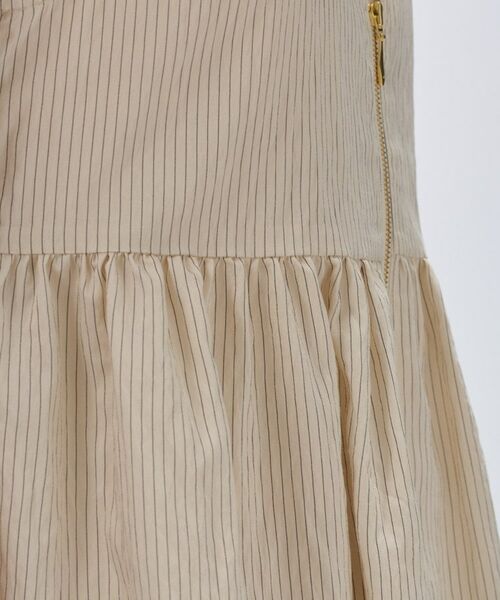 cloenc / クロエンス シャツ・ブラウス | 【セットアップ／手洗い可】ストライプペプラムZIPジレ | 詳細9