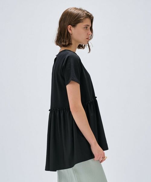 cloenc / クロエンス カットソー | 【マシンウォッシュ】ドッキングチュニックTシャツ | 詳細11