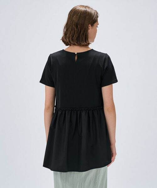 cloenc / クロエンス カットソー | 【マシンウォッシュ】ドッキングチュニックTシャツ | 詳細12