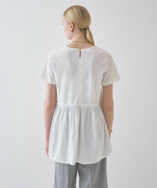 cloenc / クロエンス カットソー | 【マシンウォッシュ】ドッキングチュニックTシャツ | 詳細16