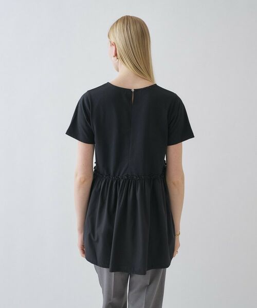 cloenc / クロエンス カットソー | 【マシンウォッシュ】ドッキングチュニックTシャツ | 詳細25