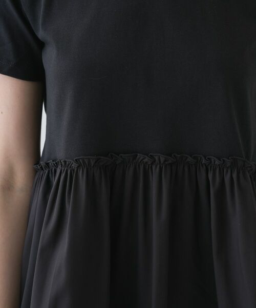 cloenc / クロエンス カットソー | 【マシンウォッシュ】ドッキングチュニックTシャツ | 詳細27