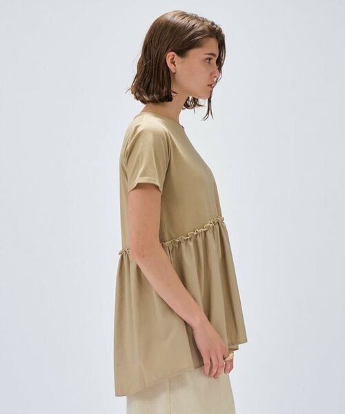 cloenc / クロエンス カットソー | 【マシンウォッシュ】ドッキングチュニックTシャツ | 詳細7