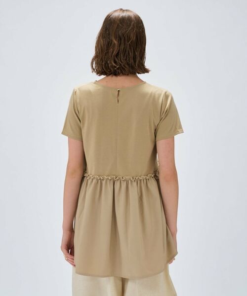 cloenc / クロエンス カットソー | 【マシンウォッシュ】ドッキングチュニックTシャツ | 詳細8