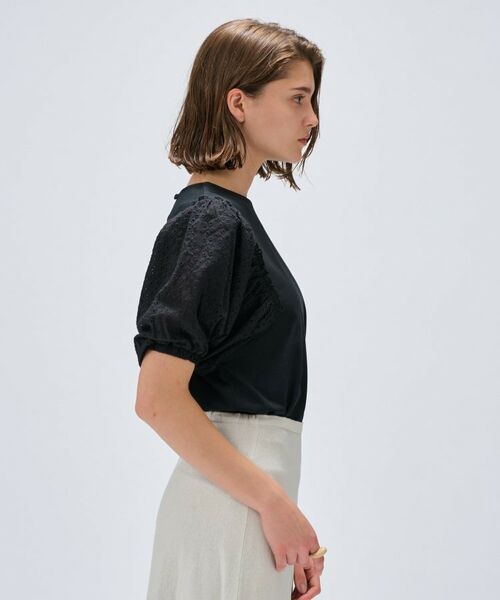 cloenc / クロエンス カットソー | 【マシンウォッシュ】レーススリーブTシャツ | 詳細17