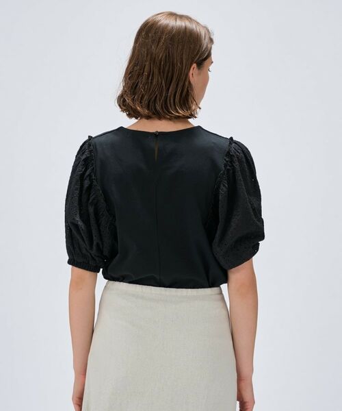 cloenc / クロエンス カットソー | 【マシンウォッシュ】レーススリーブTシャツ | 詳細18