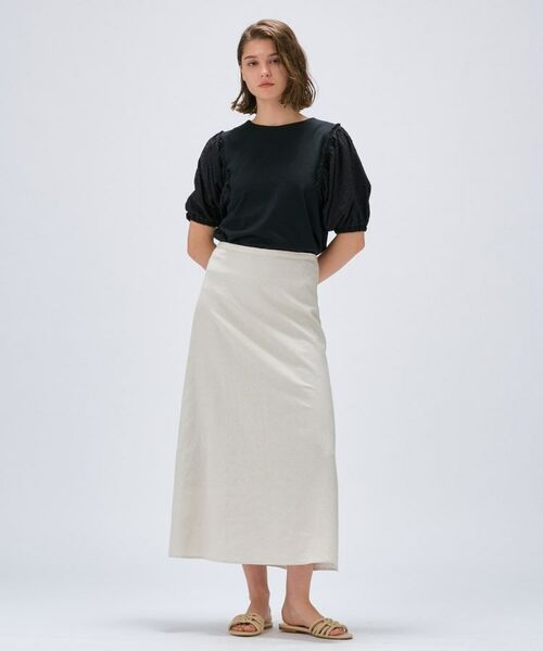 cloenc / クロエンス カットソー | 【マシンウォッシュ】レーススリーブTシャツ | 詳細6