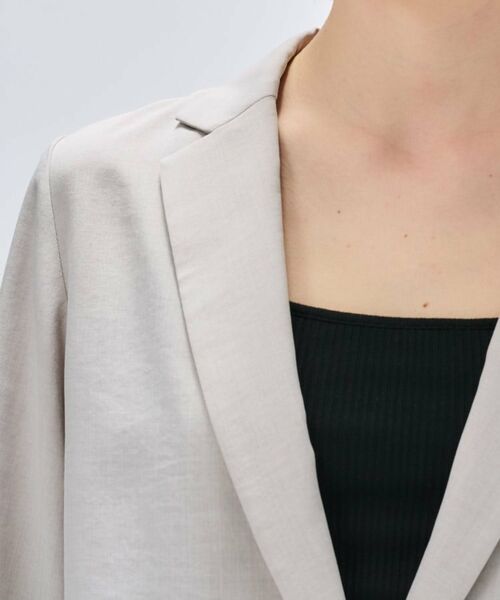 cloenc / クロエンス テーラードジャケット | 【セットアップ／手洗い可】ドライタッチ八分袖テーラードジャケット | 詳細7