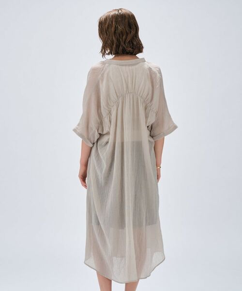 cloenc / クロエンス ロング・マキシ丈ワンピース | 【手洗い可】ギャザーボリュームワンピース | 詳細4